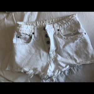 White Carmar Shorts